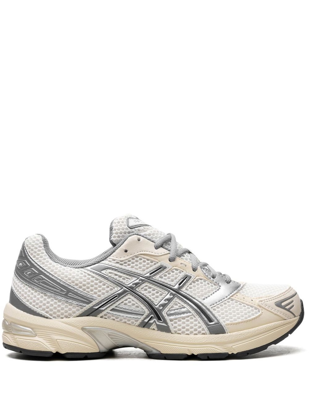 ASICS Women GEL-1130 Mesh Running Shoe in Cream/Clay Grey